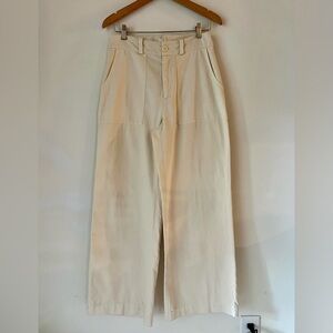 Joie Flare Wide Leg Pants Women’s Size 6 in Cream